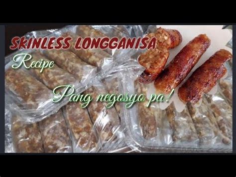 How To Make Skinless Longganisa (Meat Processing Business).